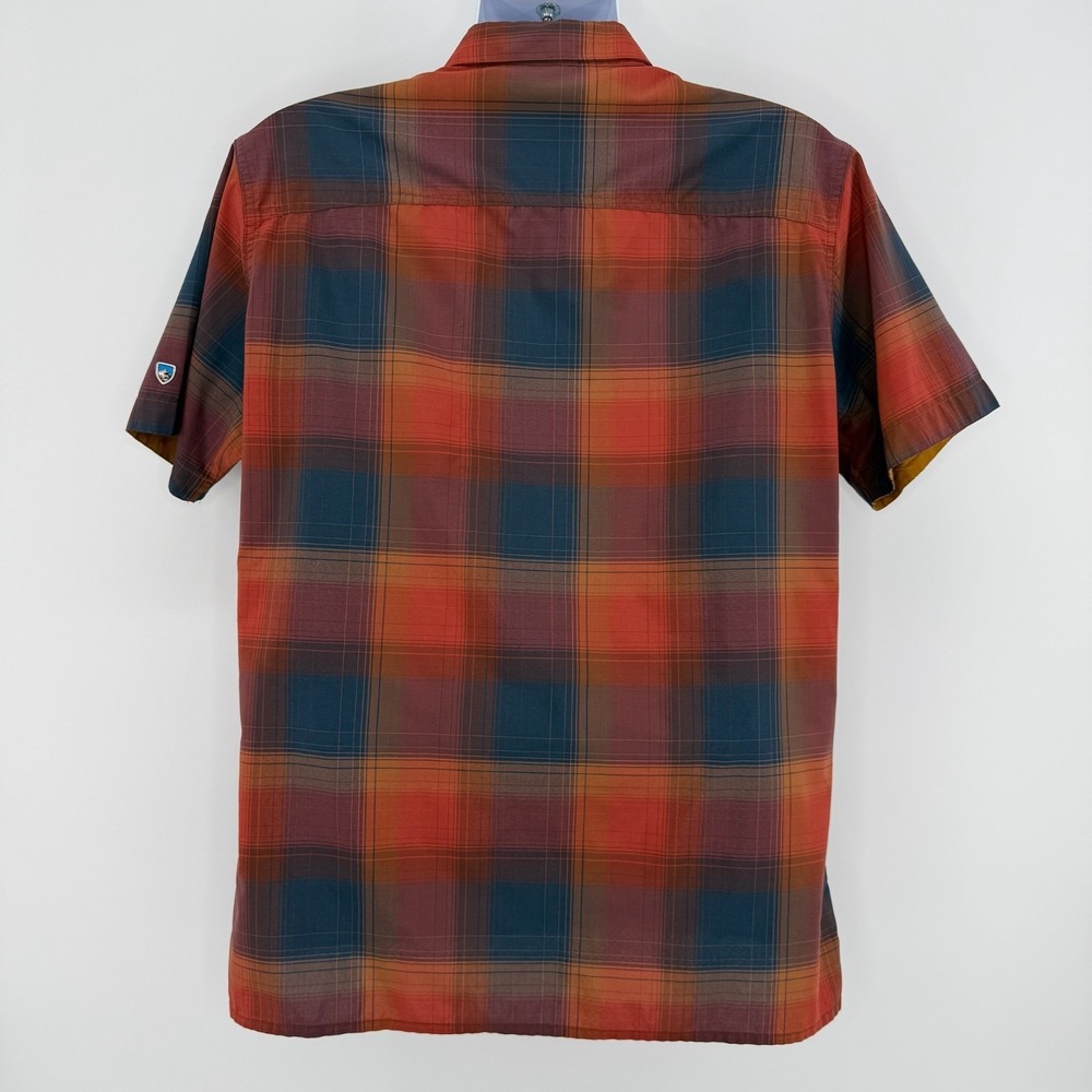 Kuhl Response Shirt Mens Large Plaid Short Sleeve Hiking Camping UPF 30 - Picture 4 of 14